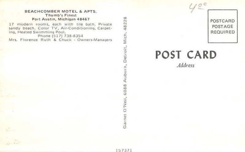 Beachcomber Motel & Apartments - Old Postcard Beachcomber (newer photo)